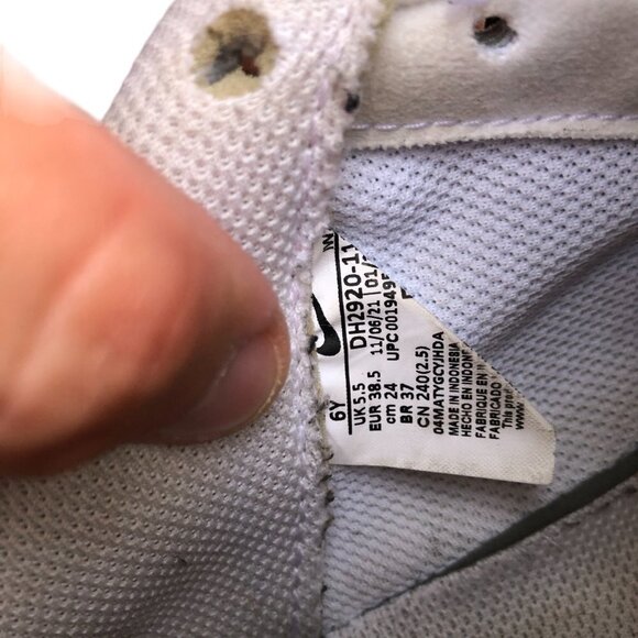 Nike Air Force 1 Size 6 White - Picture 5 of 8